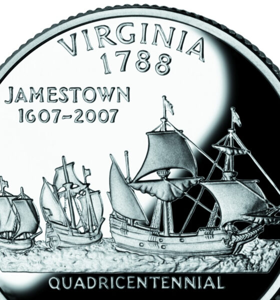 Virginia quarter reverse