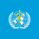 United Nations flag with Staff of Life - combined UN and World Health Organization (WHO) flag