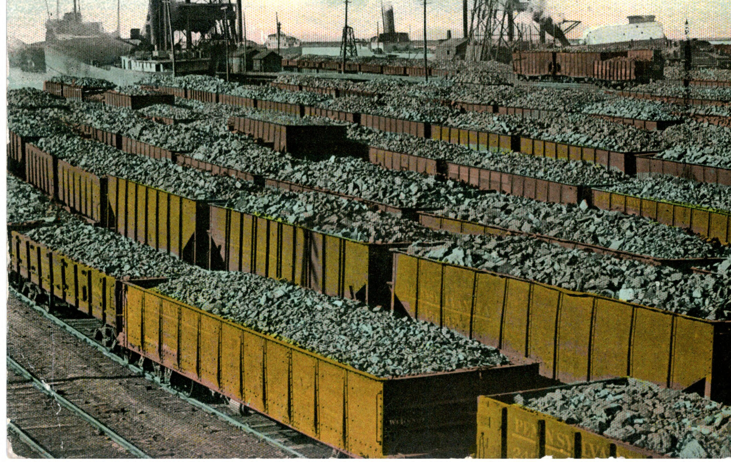 Coal docks at Cleveland, Ohio