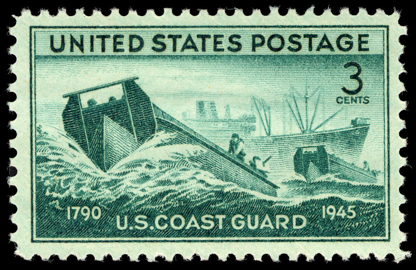US Coast Guard 3 cent stamp