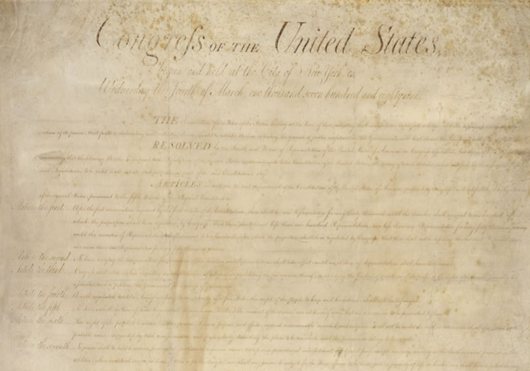 Early Congressional joint resolution for the purpose of amending the Constitution.