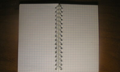 Spiral notebook, empty