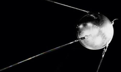Sputnik in black and white