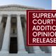 Supreme Court adds to schedule