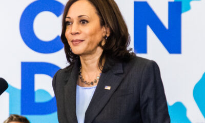 Kamala Harris speaks at an apparent campaign event