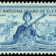 Postage stamp celebrating the National Guard shortly after its inception