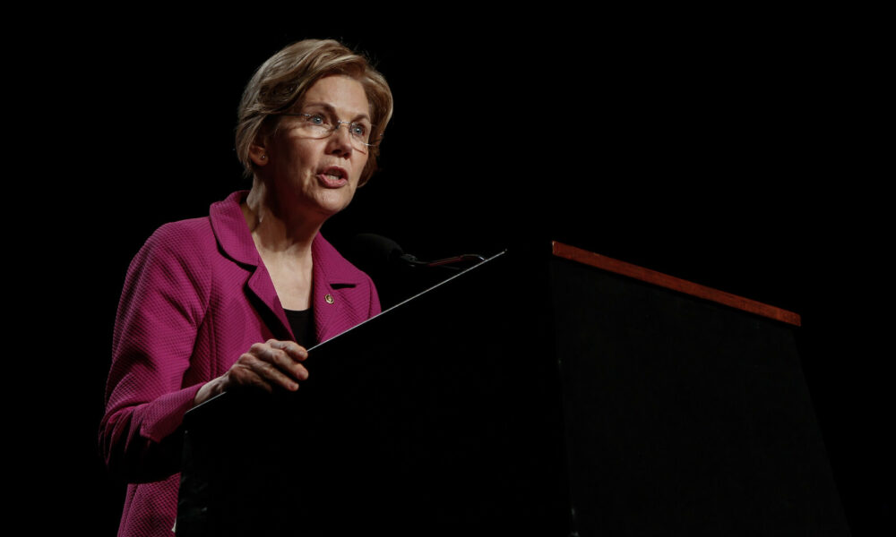 Senator Elizabeth Warren (D-Mass.)