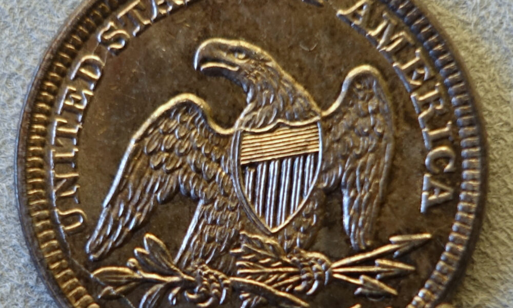 Early American Eagle quarter reverse