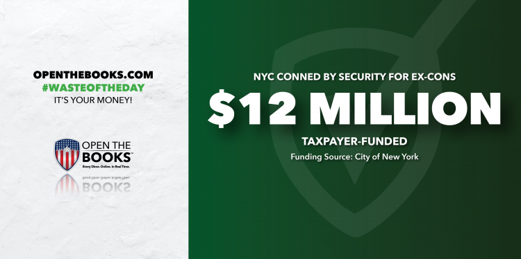 Waste of the Day Secret Security Company Made New York City Money Vanish