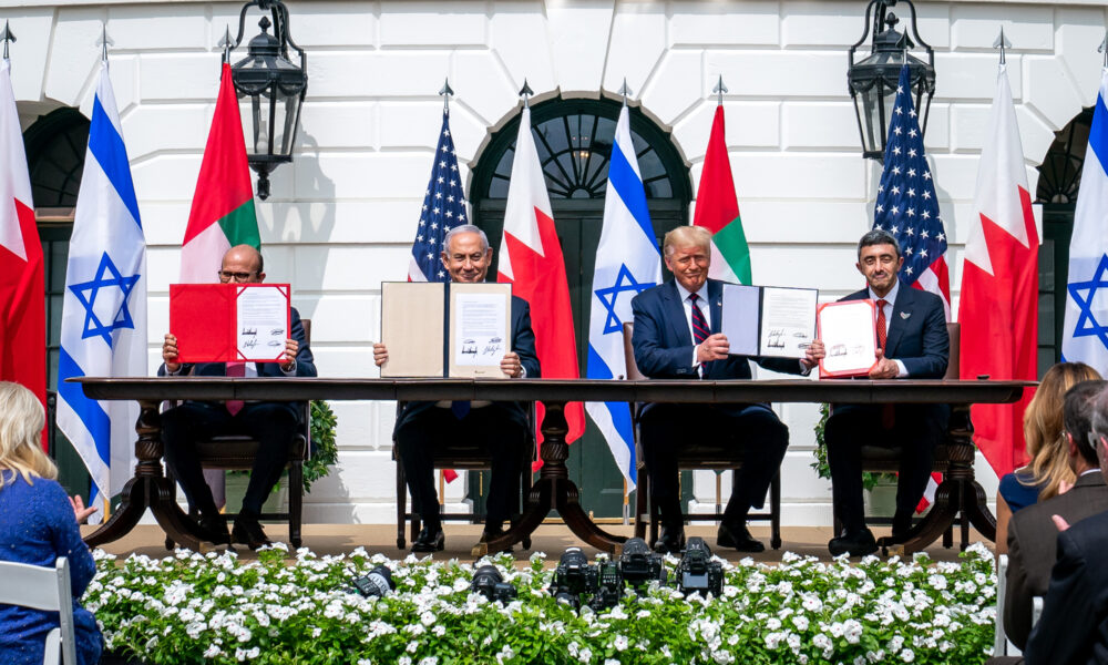 Abraham Accords signing ceremony