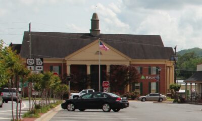 Branch of Regions Bank in Georgia at junction of US Highway 129 and Georgia Highway 115