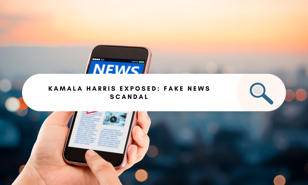 Kamala Harris buys and receives fake news