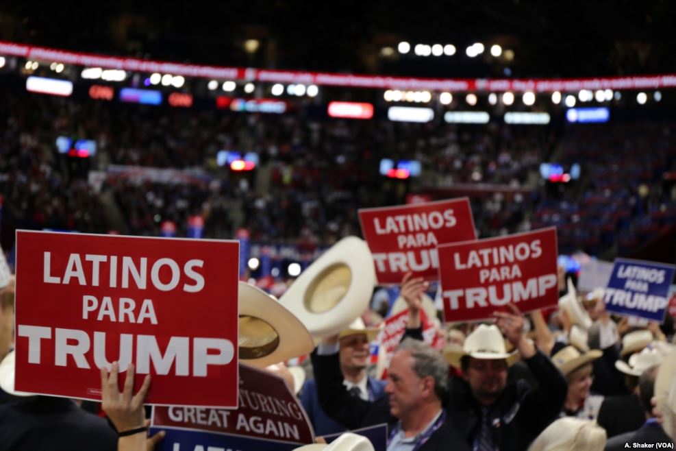 Latinos for Trump rally