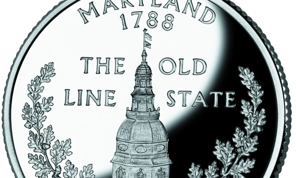 Maryland quarter reverse