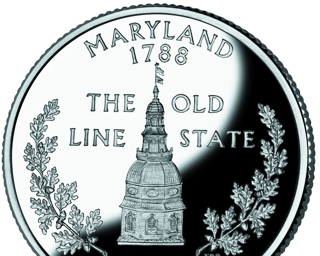 Maryland quarter reverse