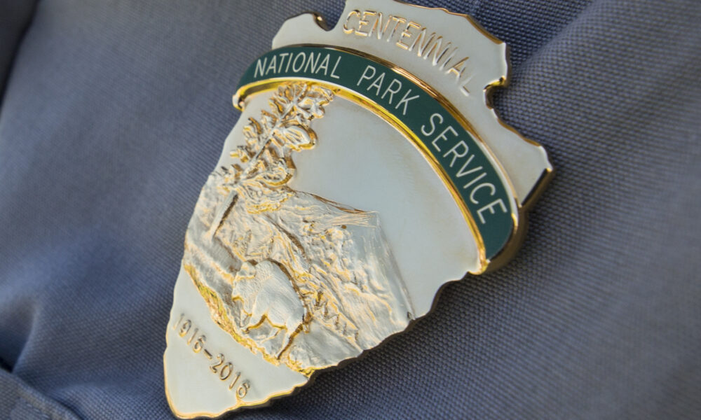 National Park Service Centennial gold patch