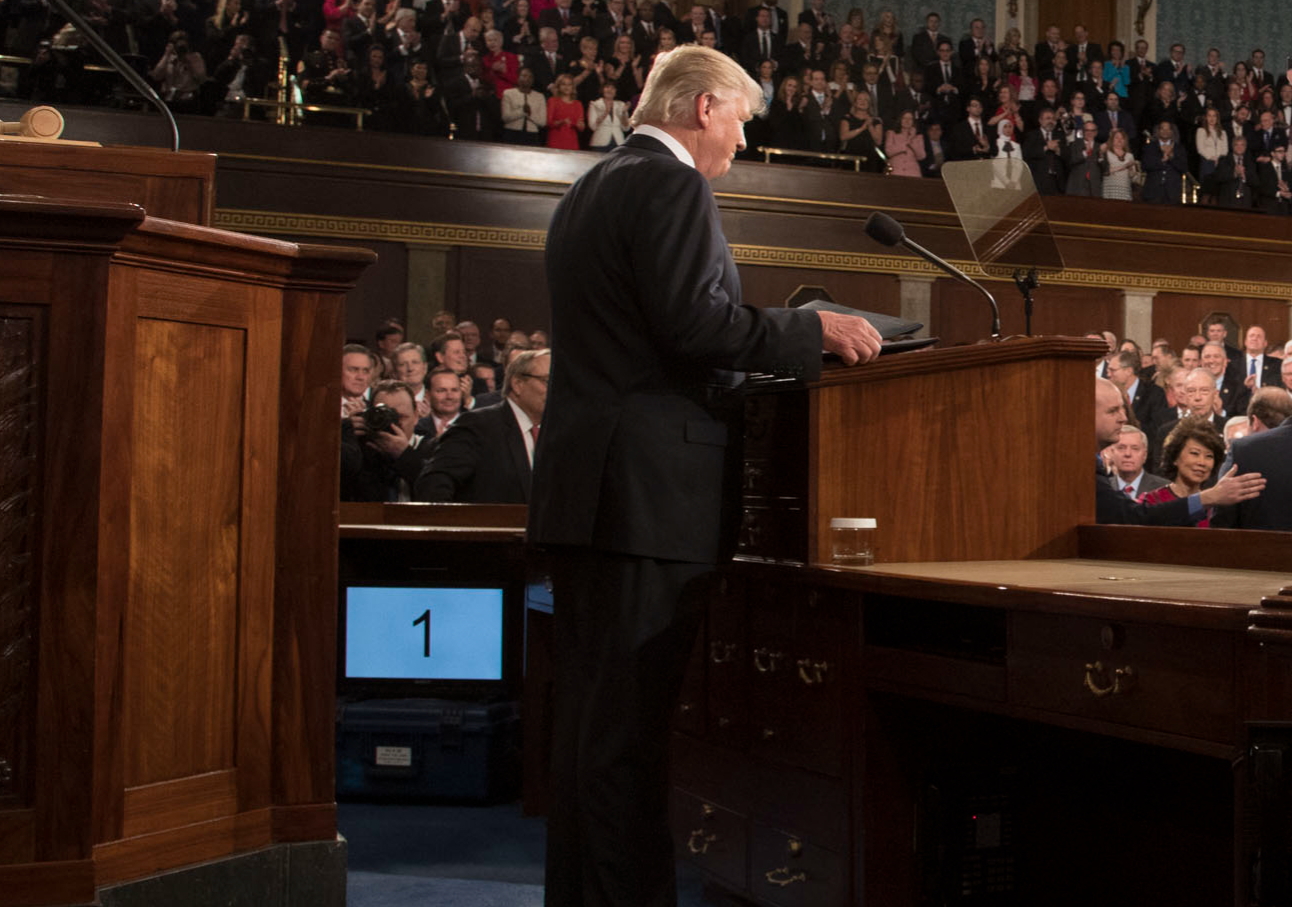 President Donald J. Trump delivers the State of the Union Address