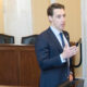 Senator Josh Hawley (R-Missouri) addressing Air National Guard forces