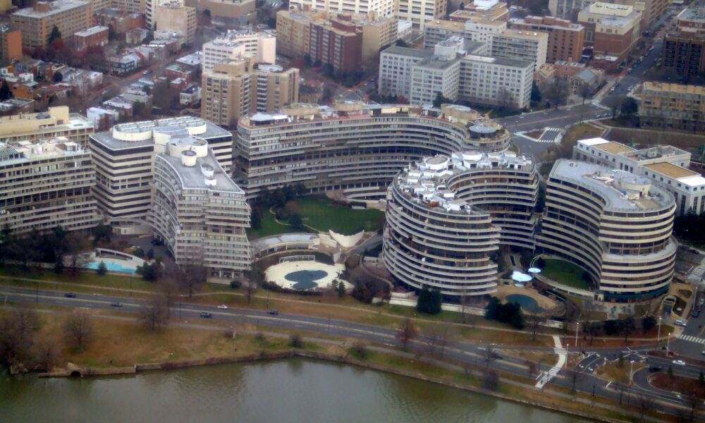 The Watergate Complex, aerial view