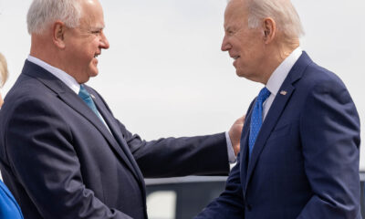 Tim Walz and Joe Biden