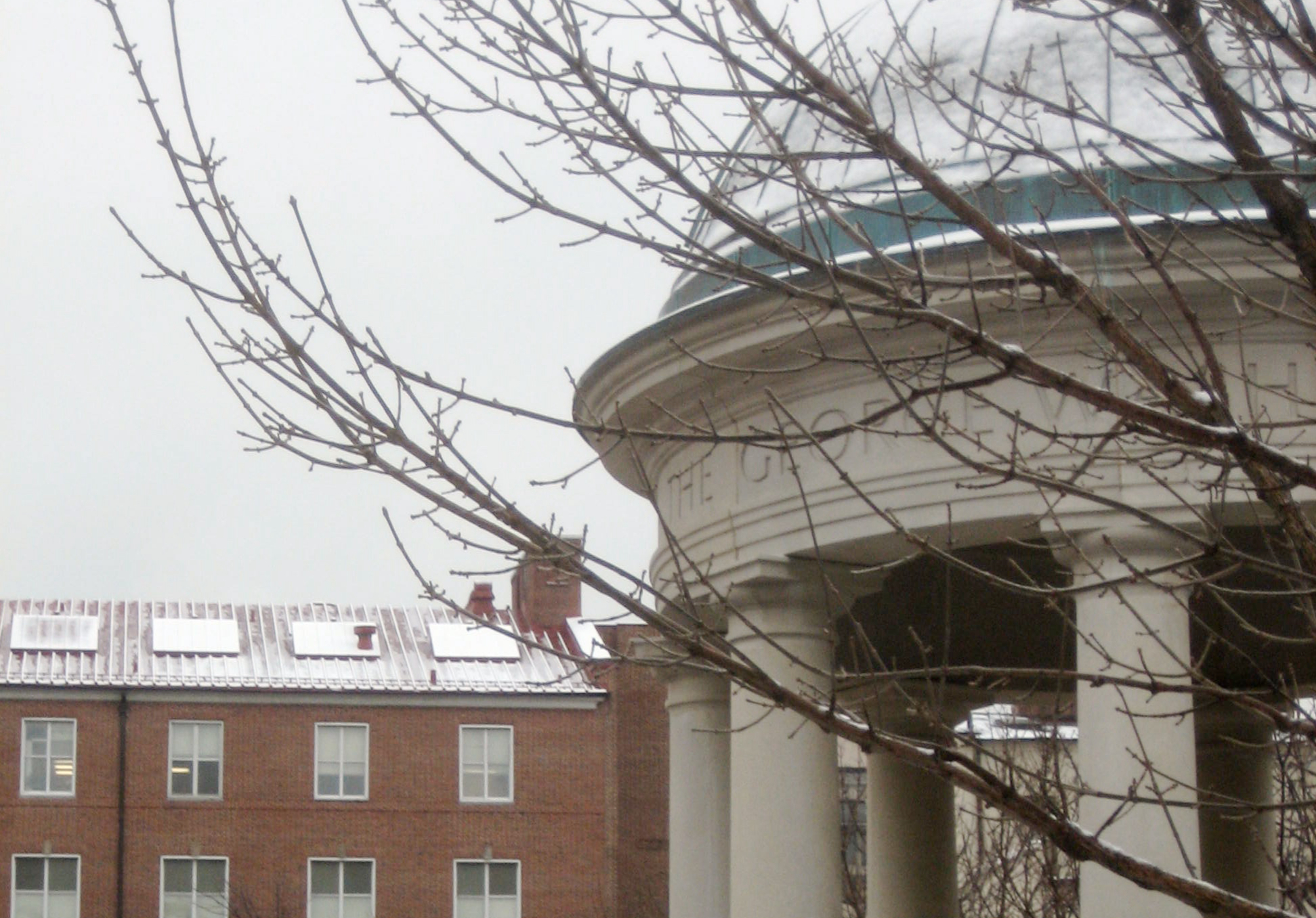 George Washington University in winter cropped