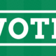 Green Vote sign