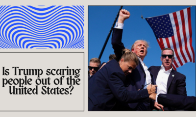 Is Trump scaring people out of the USA?