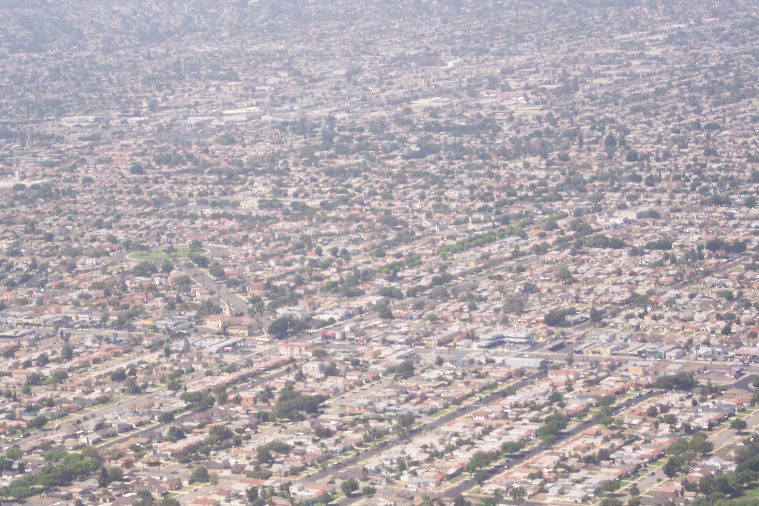 Los Angeles in smog