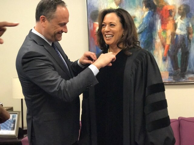 Senator Kamala Harris (D-Calif.) and Representative Adam Schiff (D-Calif.)(?)