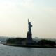 Statue of Liberty taken from a cruise ship coming into New York Harbor from the Atlantic Ocean.