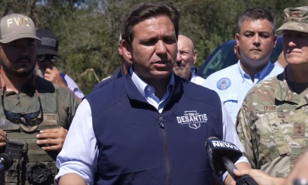 Governor Ron DeSantis (R-Fla.) gives an update on Hurricane Ian