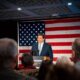 Governor Ron DeSantis of Florida addresses a crowd on Staten Island, part of New York City