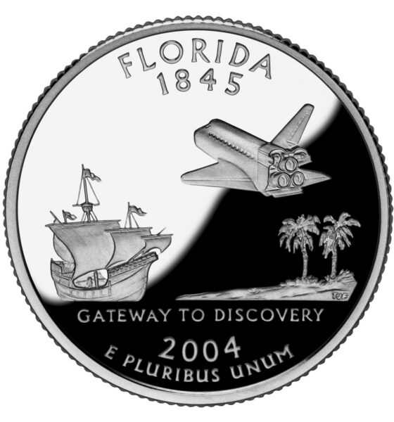 Florida quarter reverse from 2004