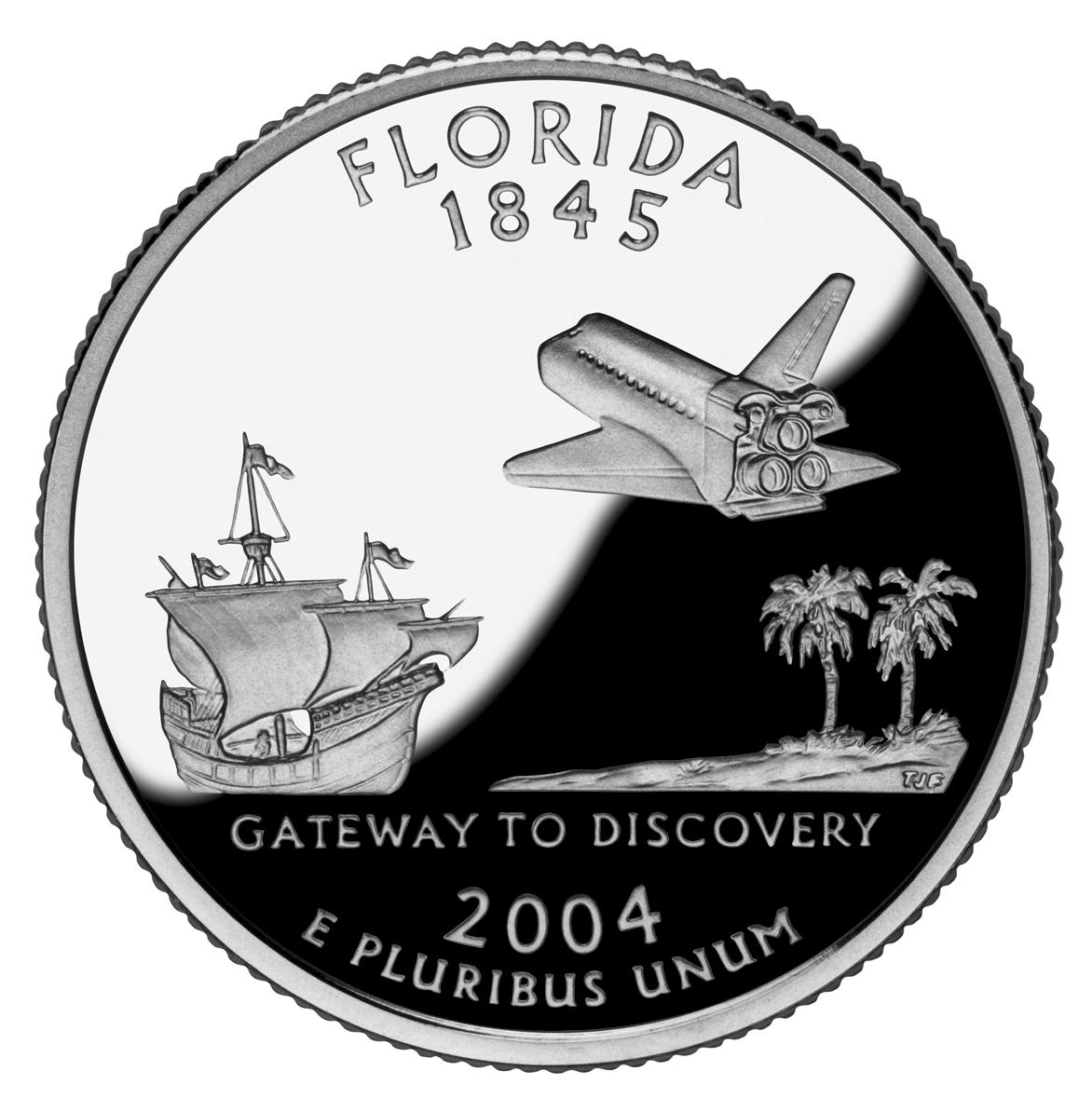 Florida quarter reverse from 2004