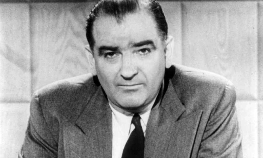 McCarthyism namesake Senator Joseph McCarthy Republican from Wisconsin