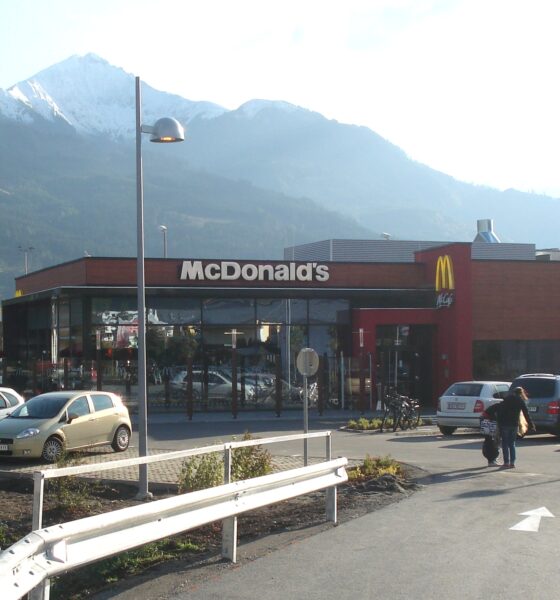 Businesses that dominate their markets - a McDonalds fast-food joint