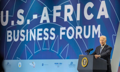 President Joe Biden addresses the US-Africa Business Forum in 2022