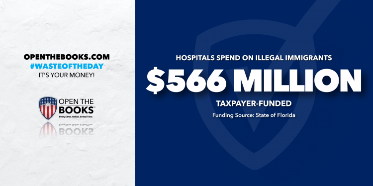 Waste of the Day Florida Hospitals Spent $566 Million Caring for Illegal Immigrants