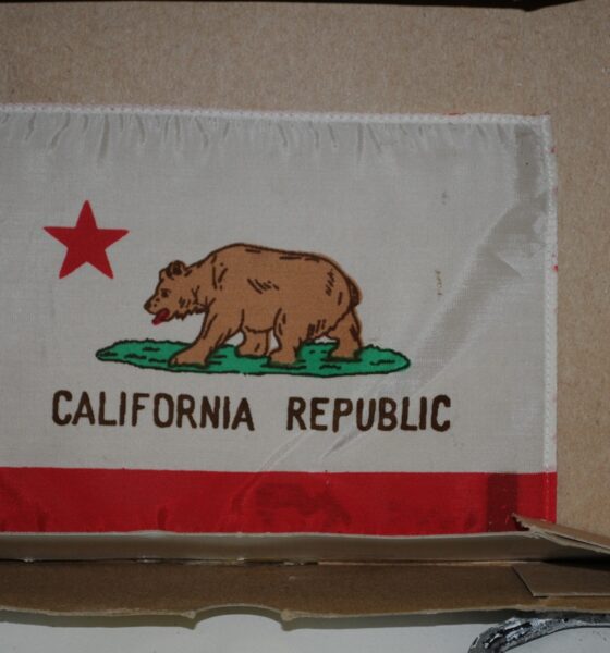 California Flag of Apollo 17