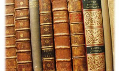 Classic books including Samuel Johnson's Dictionary