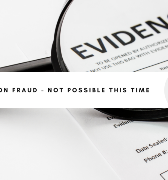 Election fraud – evidence of prevention