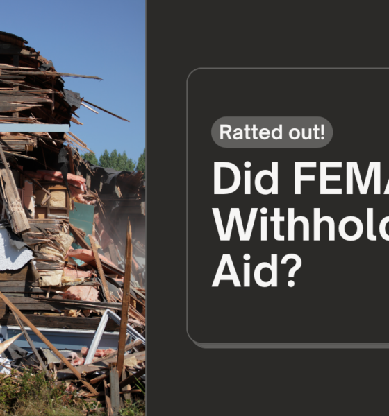 FEMA aid withholding – policy?