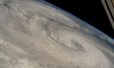 Hurricane Helene, looking down from the International Space Station