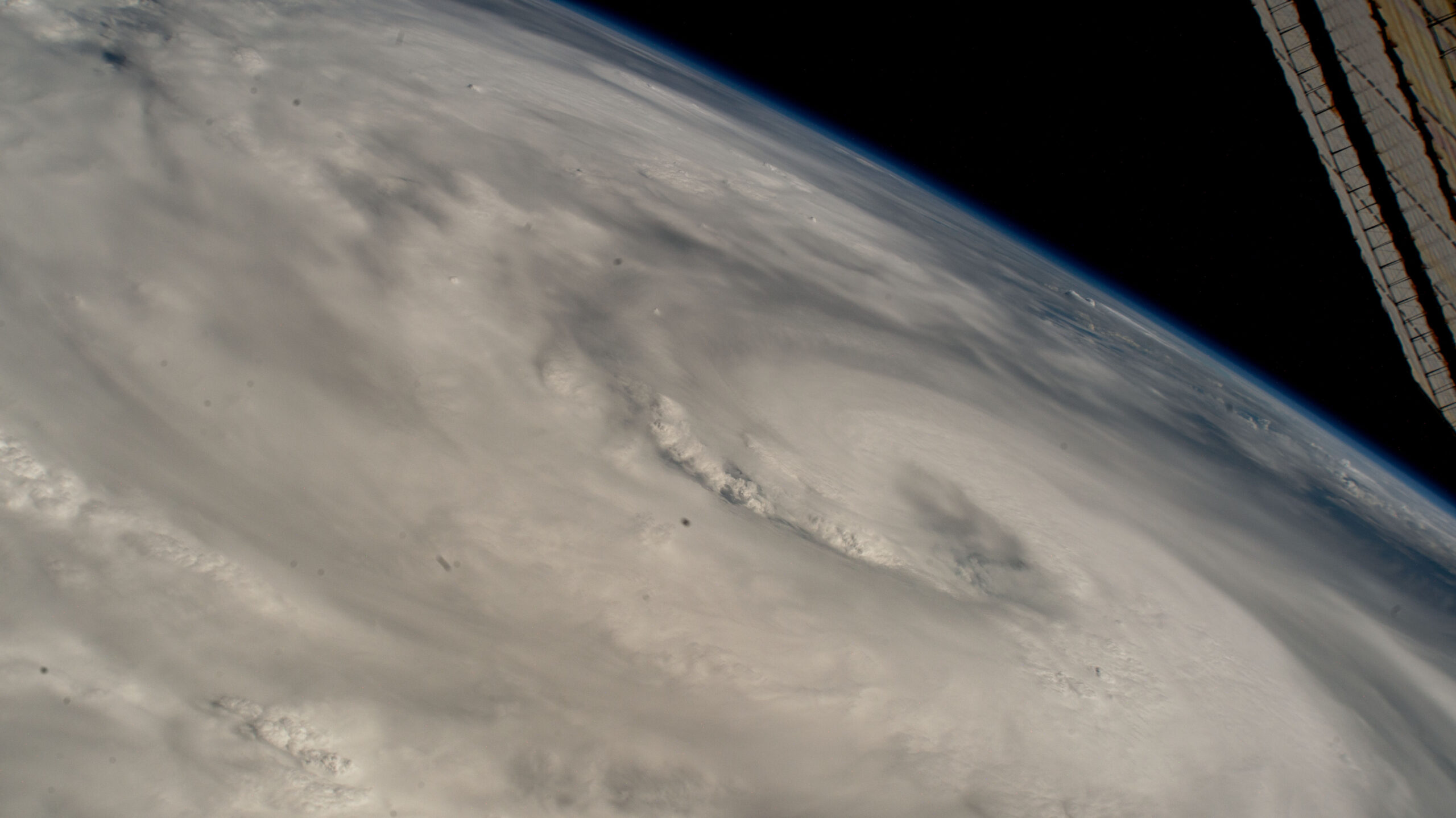 Hurricane Helene, looking down from the International Space Station