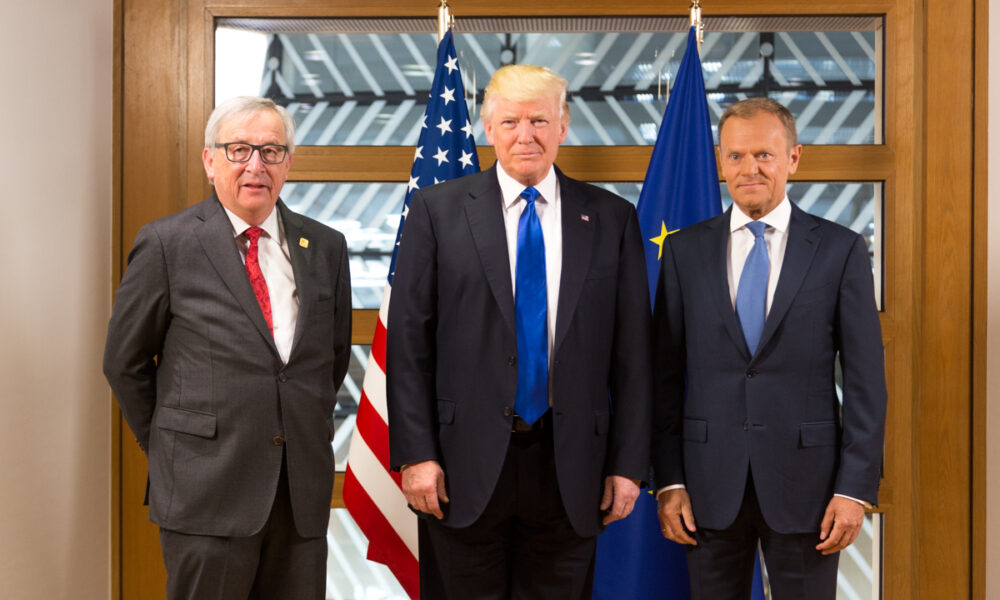 President Trump meets two European leaders in 2017