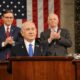 Prime Minister Benjamin Netanyahu of Israel addresses a joint session of the 118th Congress