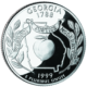 Georgia quarter reverse