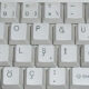 A computer keyboard from Turkey, with special Turkish characters added