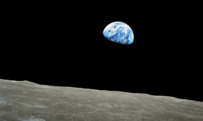 A NASA glory moment - Apollo 8 Earthrise by Astronaut Jim Lovell