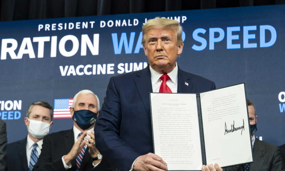 The Operation Warp Speed vaccine press conference, Trump's biggest COVID era mistake